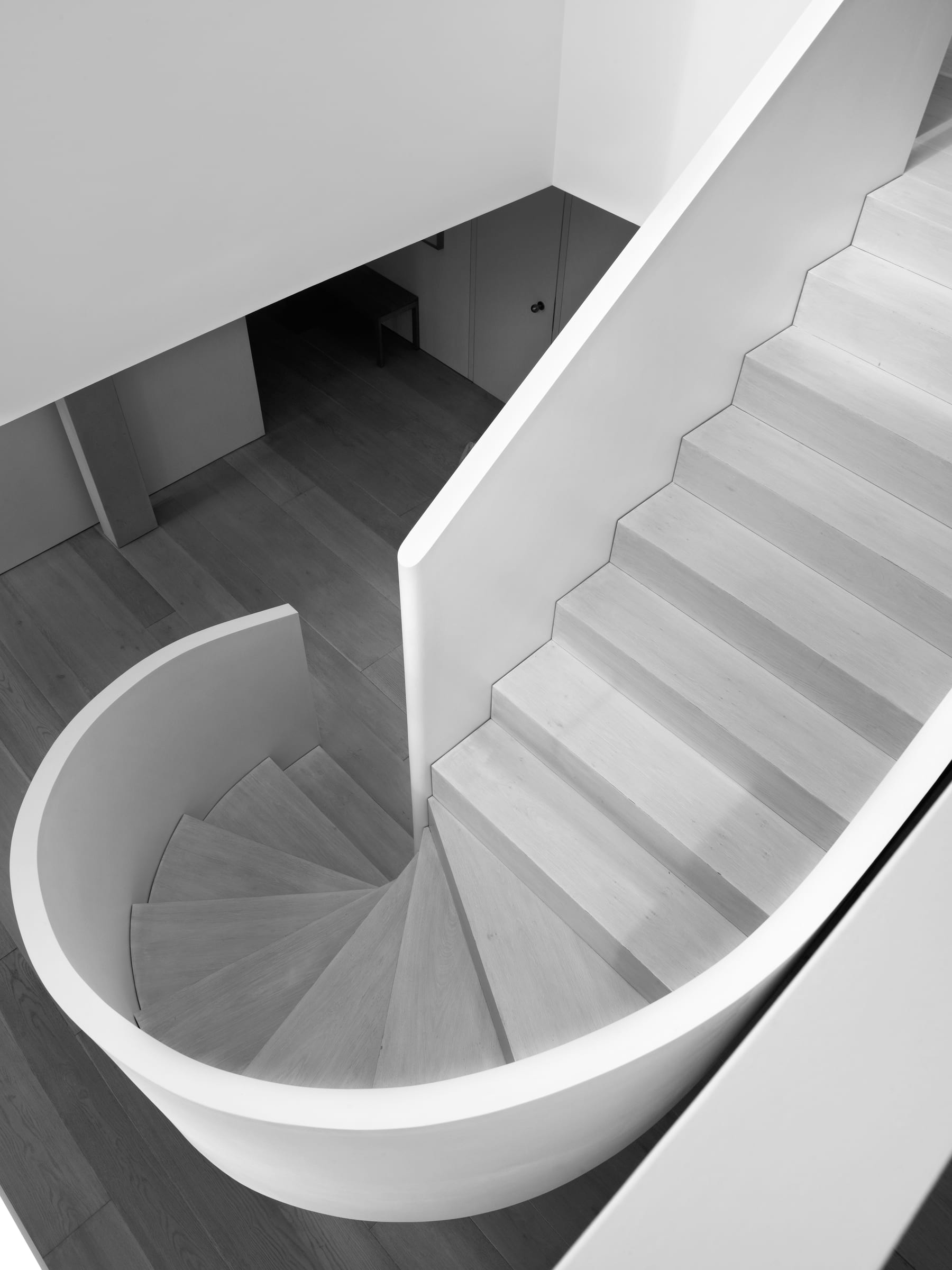 Private Residence: Staircase from above
