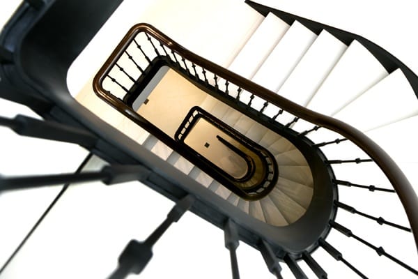 Private Residence: Staircase from above