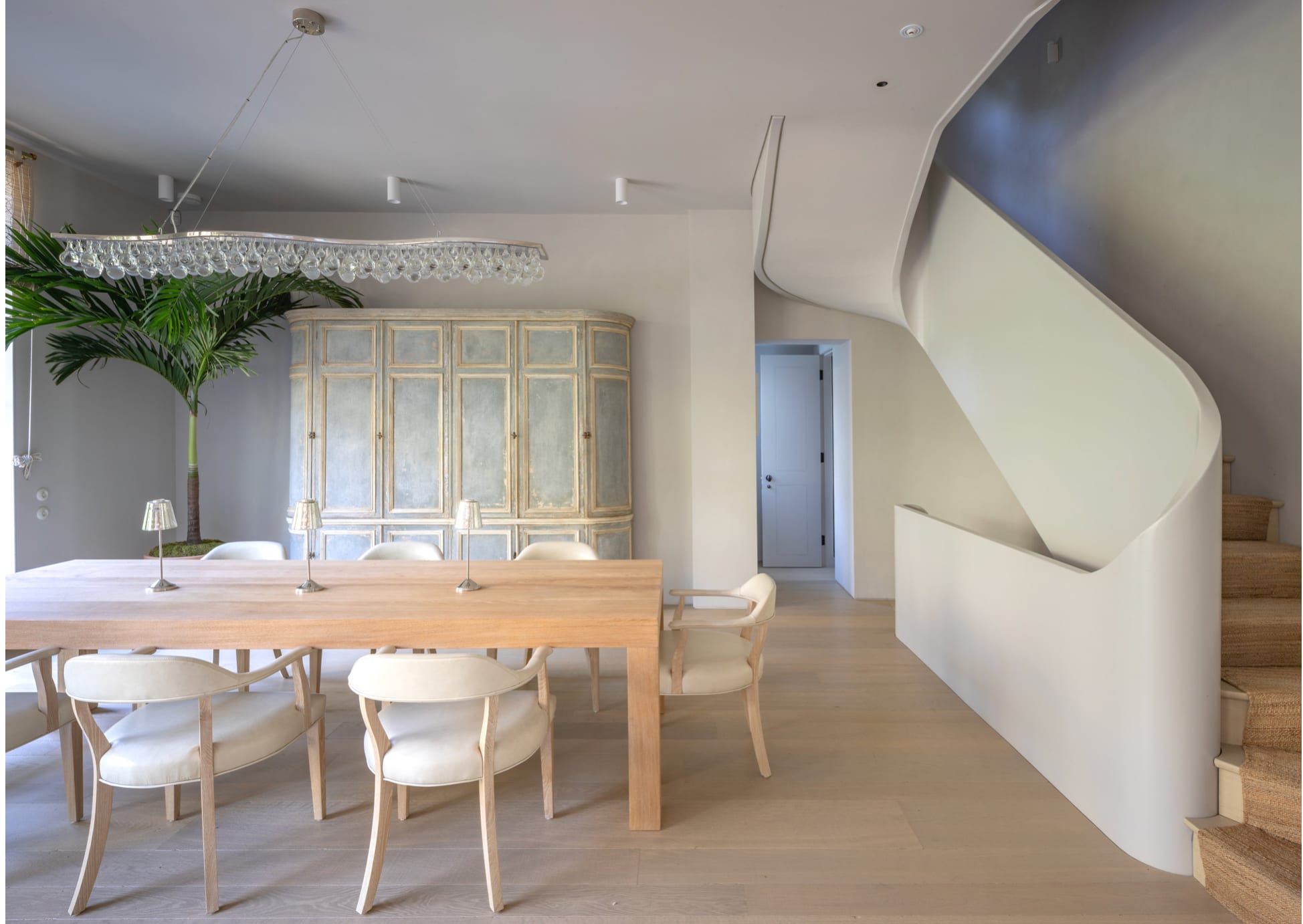 Private Residence: Dining and staircase