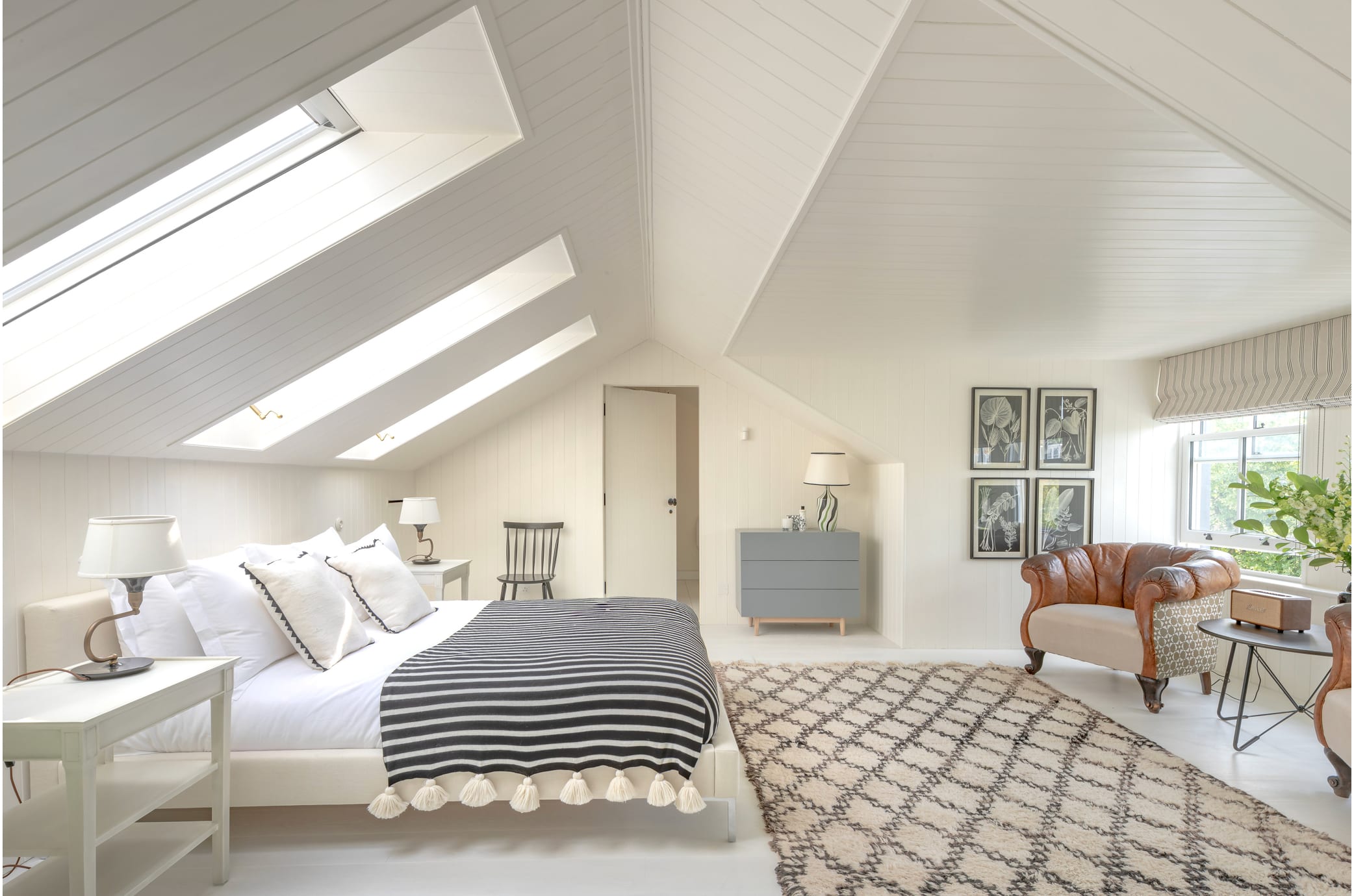 Private Residence: Attic bedroom