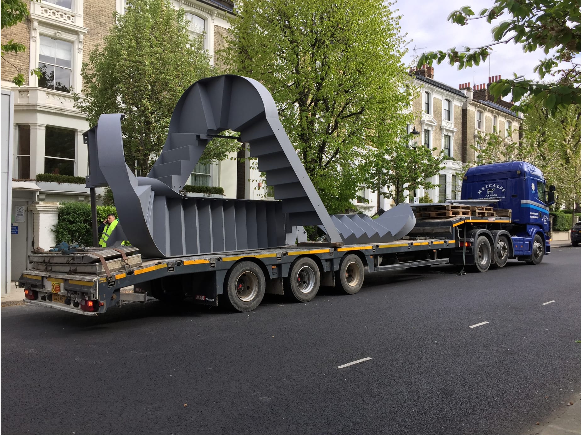 Private Residence: Staircase delivery