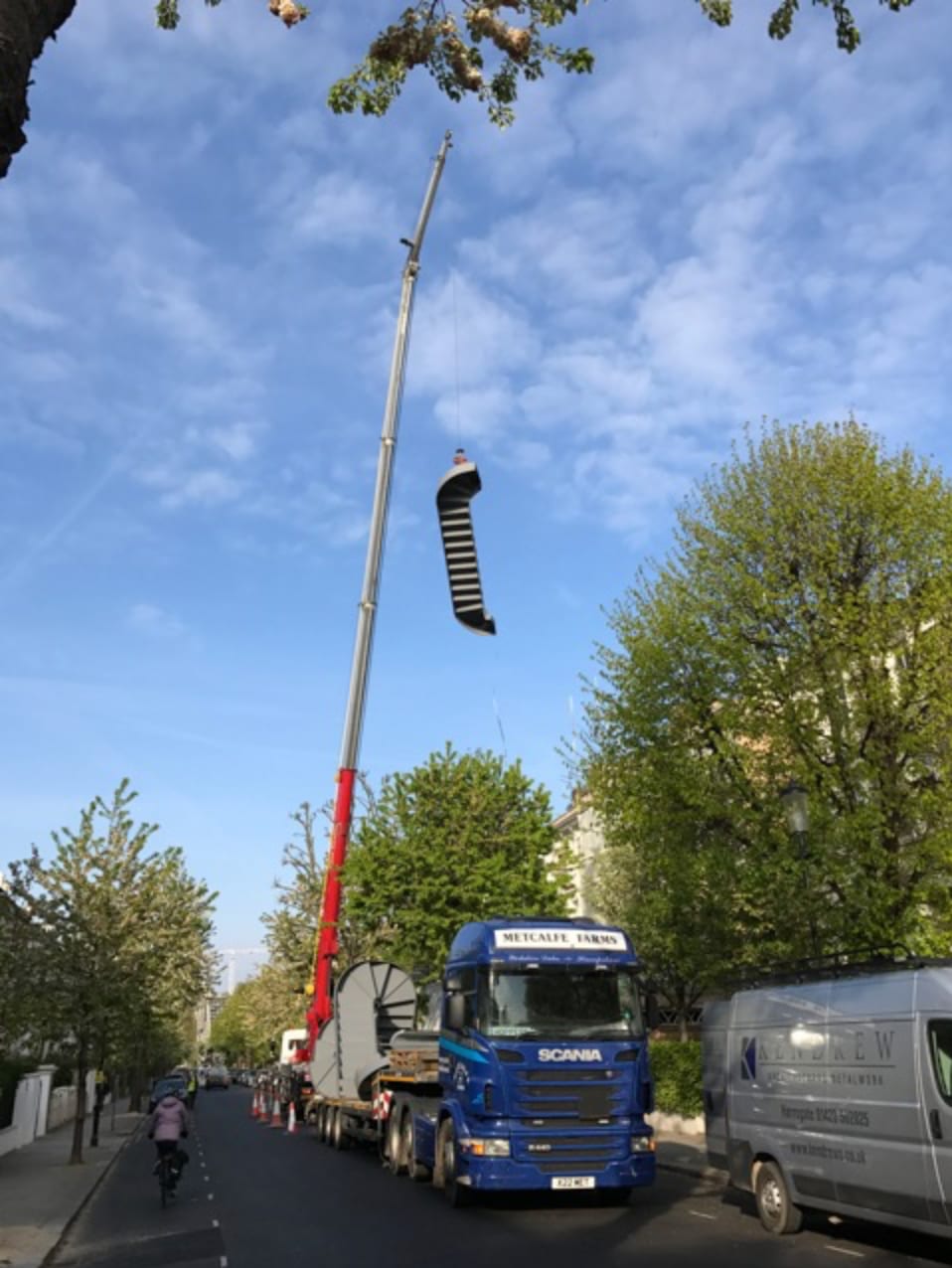 Private Residence: Crane lift