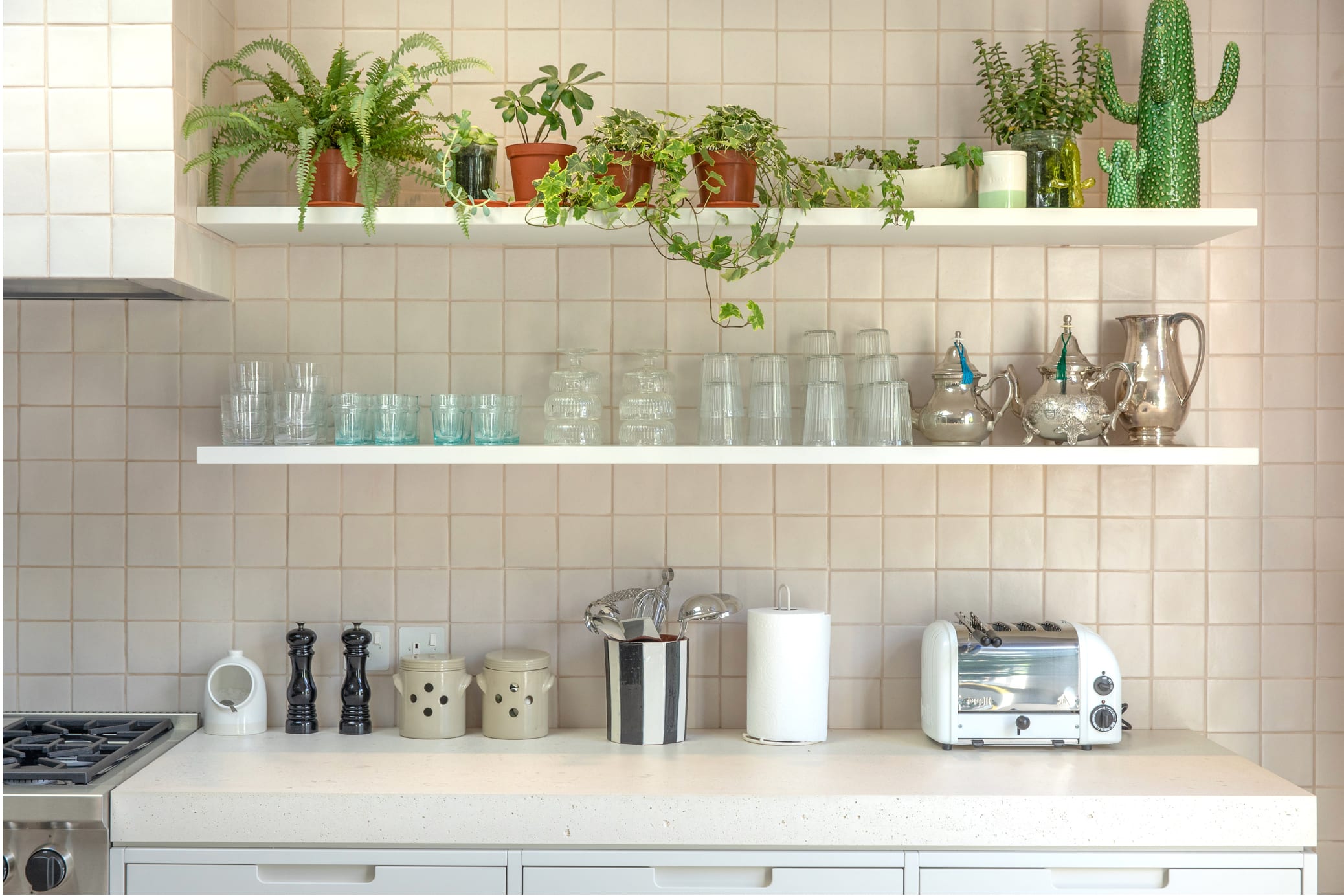 Private Residence: Kitchen shelving