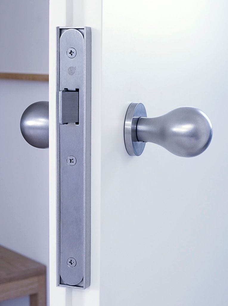 Private Residence: Door hardware detail